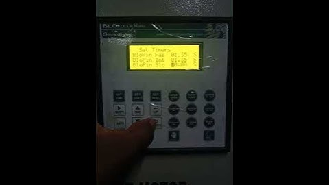 Timer setting blow molding plc NANO