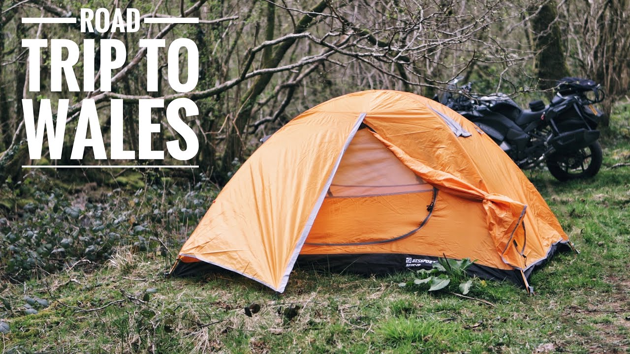 Road trip to Wales 4K. Camping, hiking and riding motorcycle - YouTube