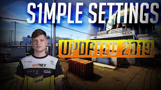 s1mple NEW SETTINGS | UPDATED 2019