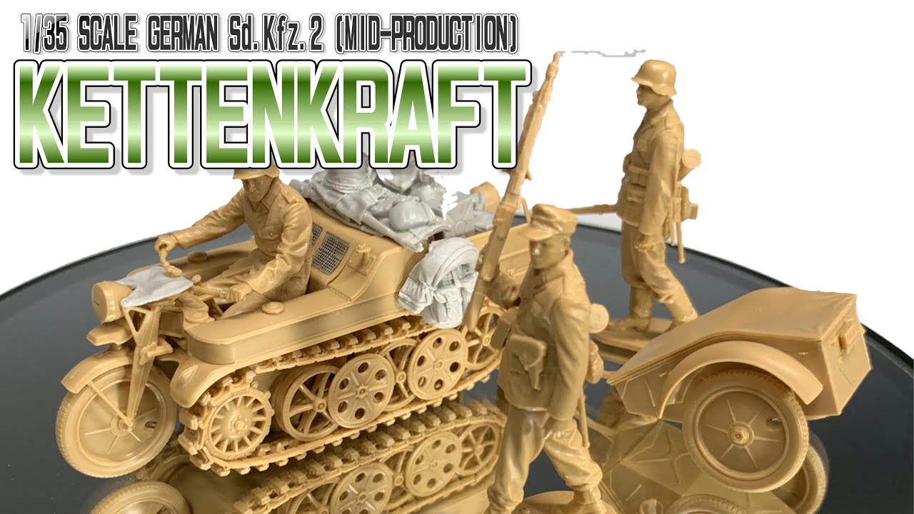 KETTENKRAFTRAD (MID-PRODUCTION)1/35 SCALE GERMAN Sd.Kfz.2 ケッテン