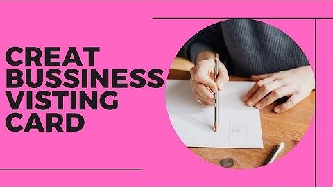 Creat your own business Visiting card in few seconds while using urdu designer app || #youtube