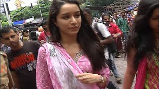 Shraddha Kapoor visits Siddhivinayak Temple for blessings.
