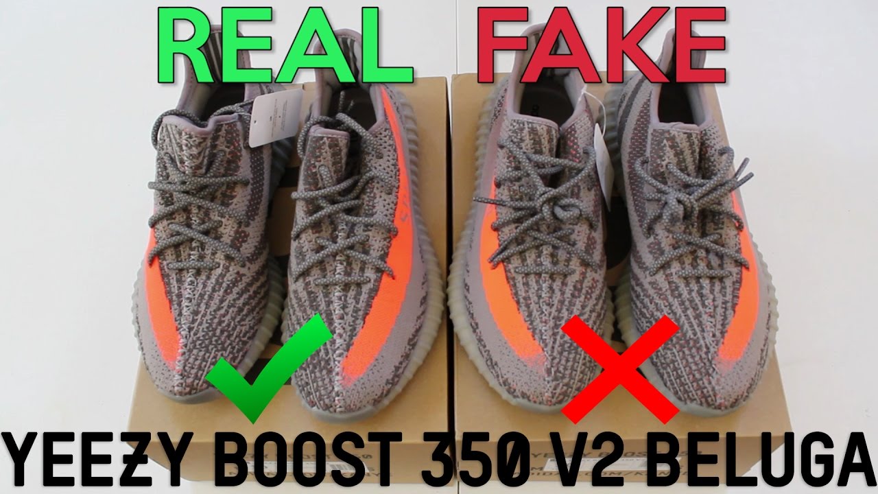 Real vs Fake adidas Yeezy Boost 350 V2 Beluga Legit Check - YouTube