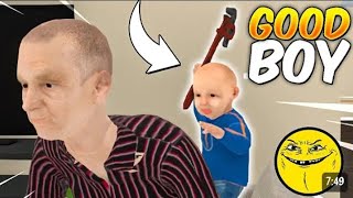 •evil granny v/s evil baby koun jitega? 😂#viralvideo #horrorgaming #challenge #shetani  screenshot 4