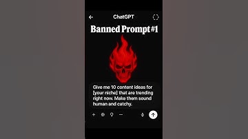 Check this banned prompt for chatgpt #ai #prompt #viralvideo