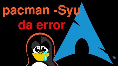 NO Puedo Actualizar Arch Linux [Error Firma PGP]