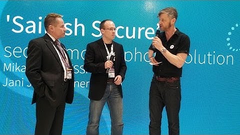 Jolla and SSH Communication Security Partnership at MWC15