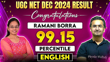 UGC NET Topper Interview 2024 | Congratulations Ramani, Percentile 99.15 | UGC NET English