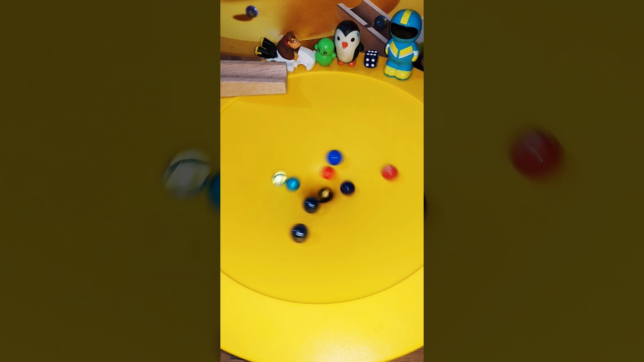 🌈🚦Amazing 😯 Marble Run Healing Sound Wooden Cuboro Standard スロープ&バリボーゴールデングミRooling Ball #ASMR