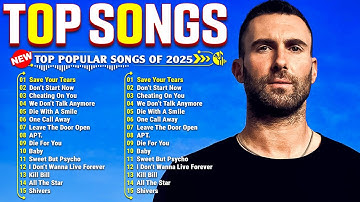 Billboard Hot 100 💦 Maroon 5, Justin Bieber, Rosé, Billie Eilish, Dua Lipa, Bruno Mars, Ed Sheeran