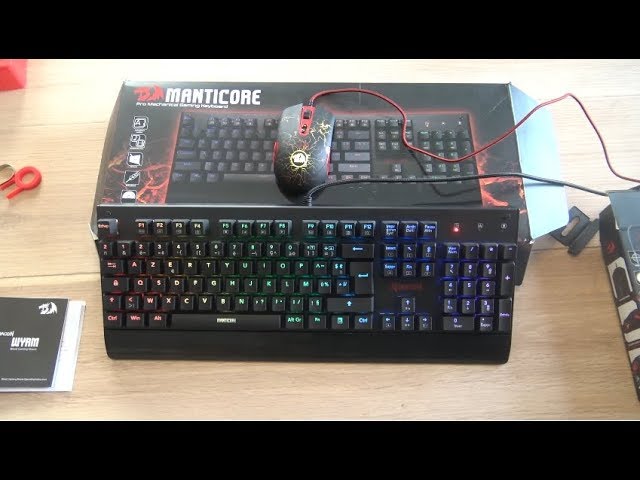 CLAVIER GAMER AZERTY MECANIQUE 87 TOUCHES REDRAGON CERBERUS RD-KMK-561-FR