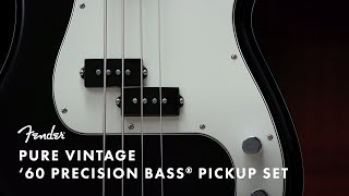 Pure Vintage '60 Precision Bass Pickup Set | Fender