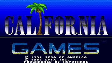California Games Megadrive - Intro / Opening (Full HD 1080p)