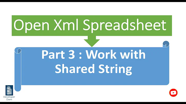 OpenXml SpreadSheet : Part 3 - Reduce file size usign shared string table C#