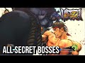 Ultra Street Fighter IV | All Secret Bosses