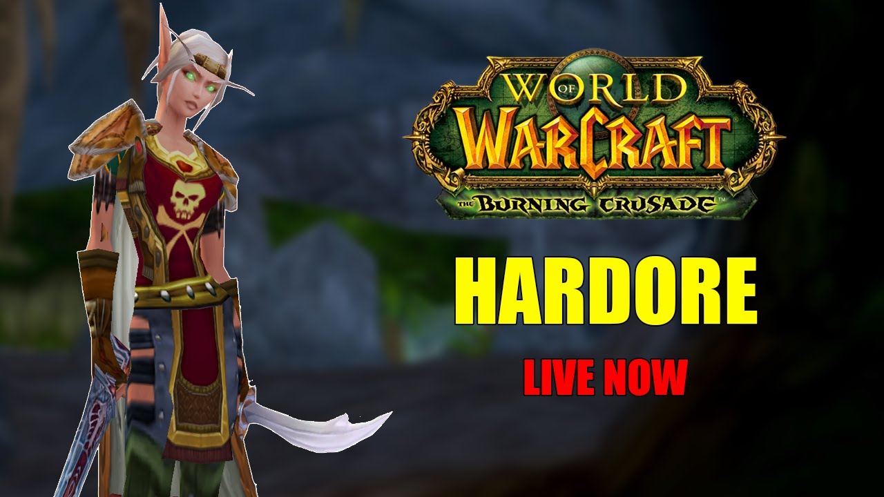 TBC Hardcore - Blood Elf, Death = Delete - VERTICAL STREAM