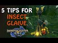 5 Tips for starting Insect Glaive in Rise | Rise Launch Version