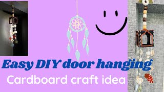Easy diy door hanging |cardboard craft| 30 day art and craft challenge |#handmade #ytshorts