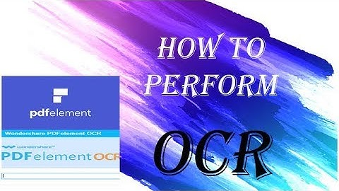 Best All-in-One PDF Editor for OCR Wondershare PDFelement