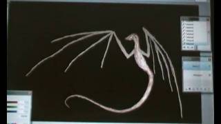 Attempt to draw a dragon