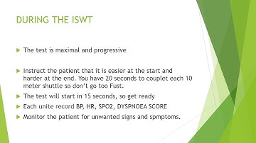 INCREMENTAL SHUTTAL WALK TEST