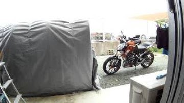 gitup git2 pro 720p 30fps Chest Mount view 外部マイクテスト ktm125duke