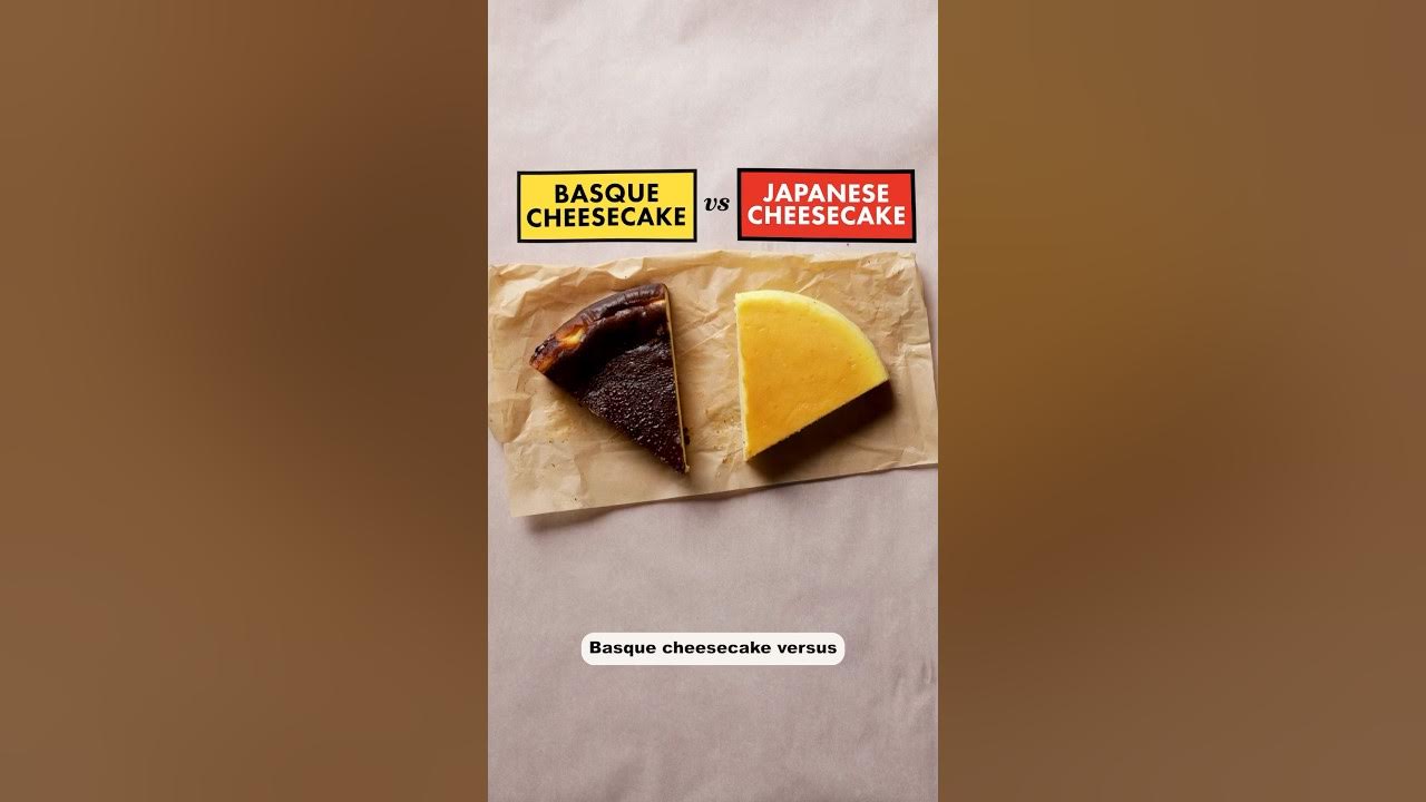 Basque cheesecake vs Japanese cheesecake. Basque cheesecake vs Japanese cheesecake.