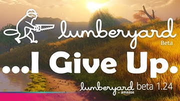 Lumberyard 1.24 ... I Give Up! :(