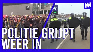 Demonstratie in Amsterdam verloopt onrustig