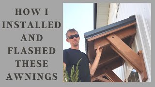 How I Mounted And Flashed These Awningsawning Install Video