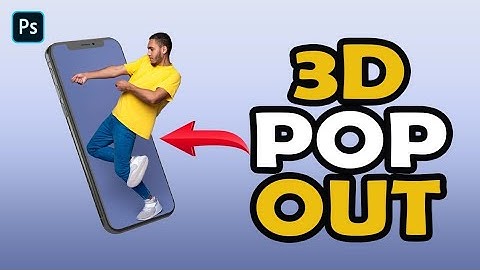 3D Pop Out Effects in Photoshop - version 2