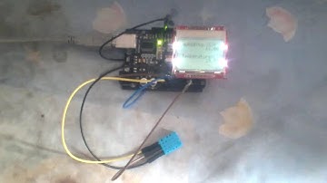 DHT11 Humidity and Temperature Sensor and LCD Nokia 5110 Demo