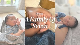 BTS | Officially a family of seven | How we are starting postpartum |