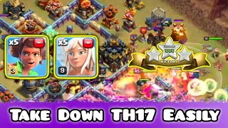 🔴 Live WAR Attack | TH16 Player Wrecks a TH17 With Root Riders + Healers! 😱 | Clash of Clans screenshot 5