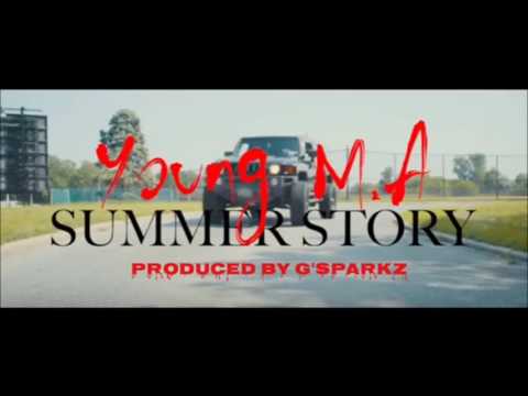 Young MA- Summer Story Instrumental Prod By G'Sparkz (OFFICIAL AUDIO)