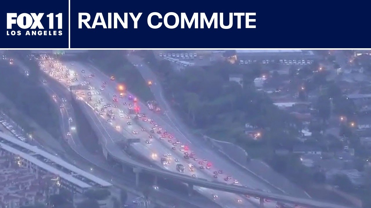 Multiple crashes occur after rain moves through SoCal