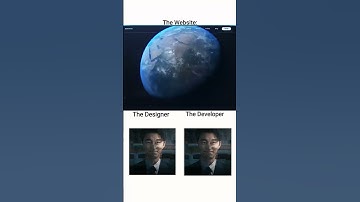 MIND BLOWING 3D animation SOLAR System WEBSITE #coding #python