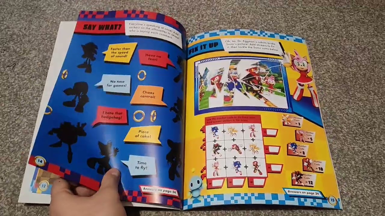 This Is My Sonic The Hedgehog Sticker Activities Collection And Reading