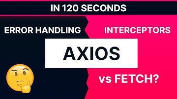 Axios js tutorial in 120 seconds