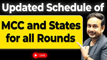 Updated Schedule of MCC and States for all rounds | #neetcounselling2025 #neet2025