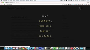 Sliding down Primary Navigation in Full Screen Overlay