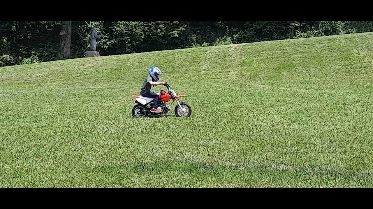 Ryder Mayer riding his motorcycle please subscribe