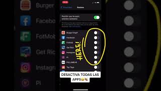 Como evitar que las Apps te rastreen en iOS😨 #Shorts