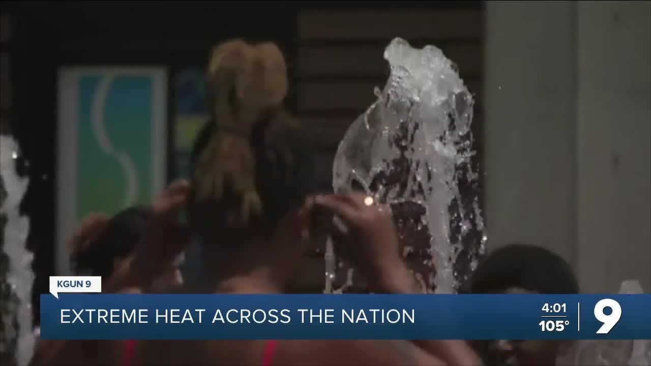Extreme heat across the nation - YouTube