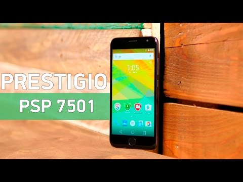 Prestigio PSP 7501- dual-sim смартфон с оболочкой ОС android 6.0 - Видео демонстрация