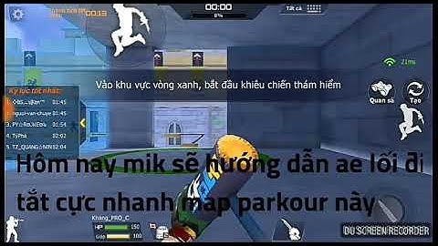 CF Legend | Hướng dẫn lối đi tắt mới nhất map parkour Thành Bầu Trời (Cực)