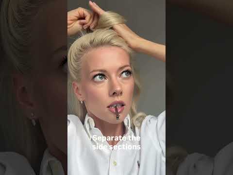 Easy Vintage Hairstyle Victory Roll Tutorial for Halloween #hairstyle #hairtutorial #hairstyles