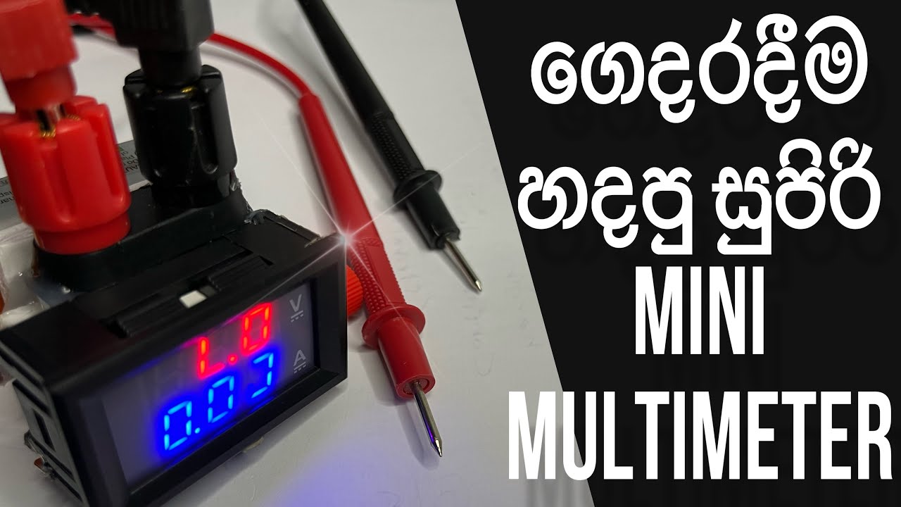 How to make a DIY Mini Multimeter DSN-VC288 at home - YouTube