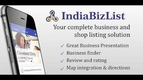 Indiabizlist - Indian business directory Android App Introduction
