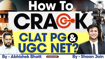 How to Crack CLAT PG & UGC NET in 1st Attempt? | Know from the Topper | StudyIQ Judiciary